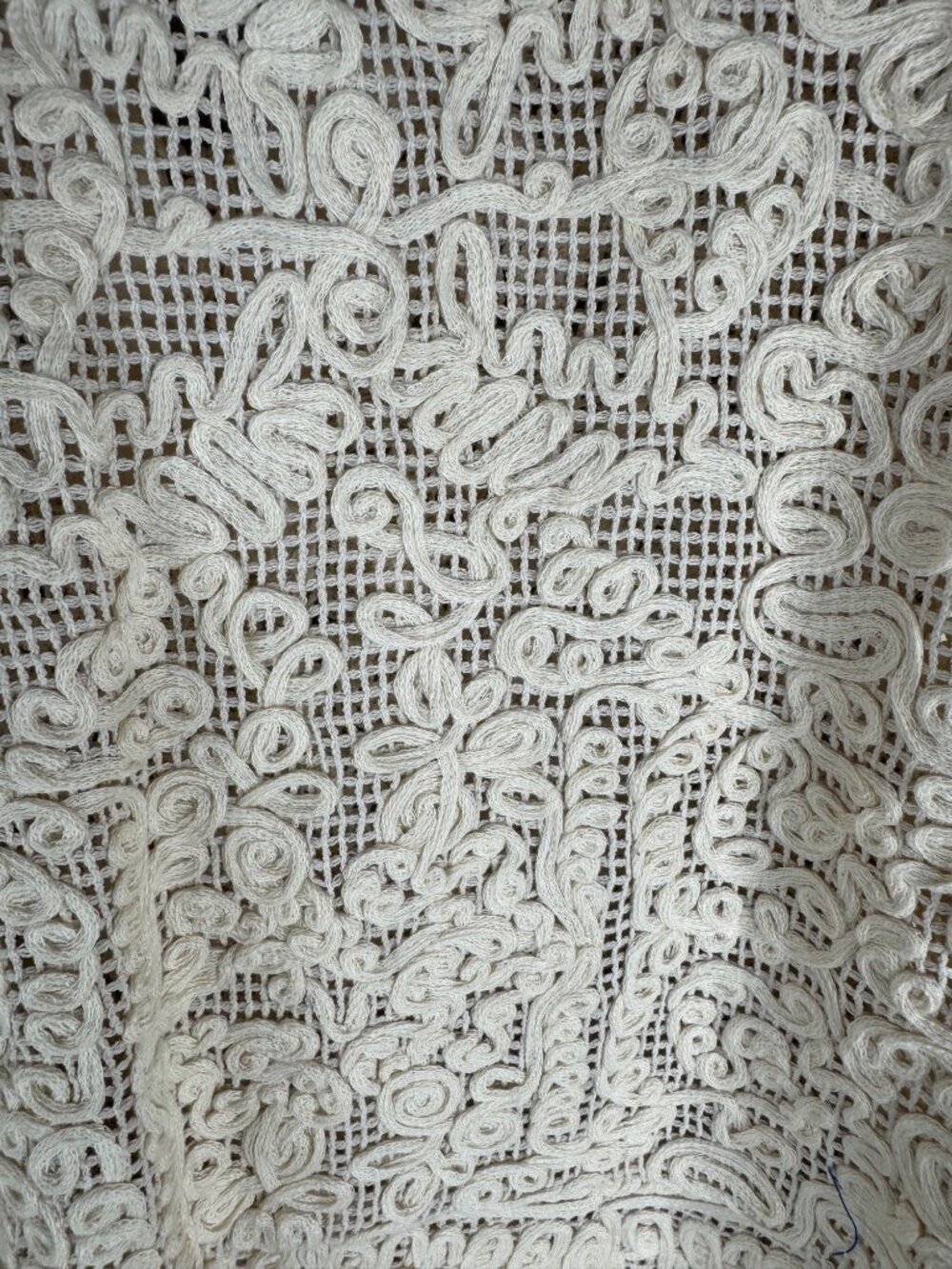 TUCKERNUCK BEACH Tan Lace Apollo Poncho Size M/L Medium Large NWT - Picture 8 of 9